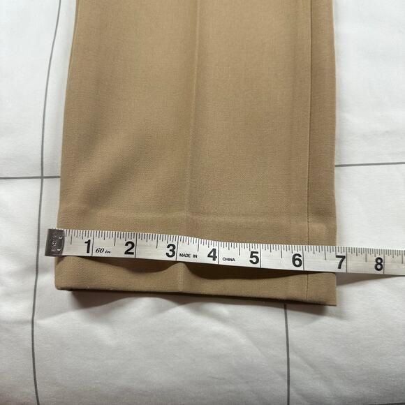 J.Crew Pants Womens 2 Tan Camel Kate Straight Leg 4 Season Stretch Professional - Picture 11 of 11